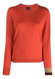 PS Paul Smith fine-knit wool-blend jumper - Orange