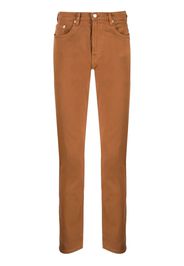 PS Paul Smith Halbhohe Straight-Leg-Jeans - Braun