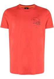 PS Paul Smith logo-print cotton T-shirt - Rot