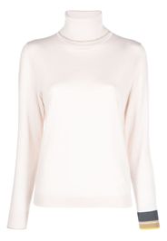 PS Paul Smith striped-cuff roll-neck jumper - Rosa