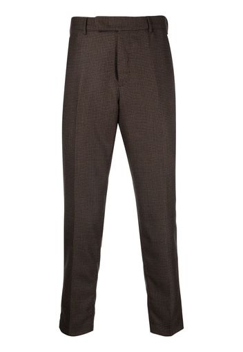 PT TORINO cropped tailored trousers - Braun