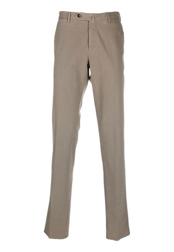 PT TORINO mid-rise slim-cut chinos - Nude