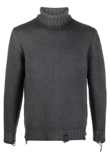 PT Torino roll-neck virgin-wool jumper - Grau