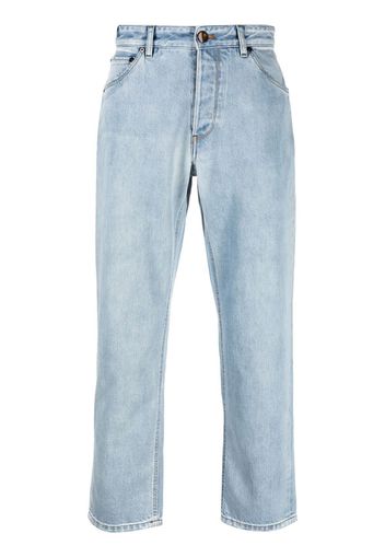 PT Torino mid-rise cropped jeans - Blau