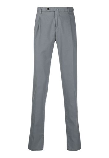 PT Torino cotton-lyocell blend chino pants - Grau