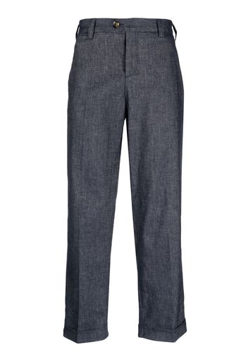 PT Torino straight-leg trousers - Blau