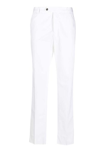 PT Torino straight-leg cotton trousers - Weiß