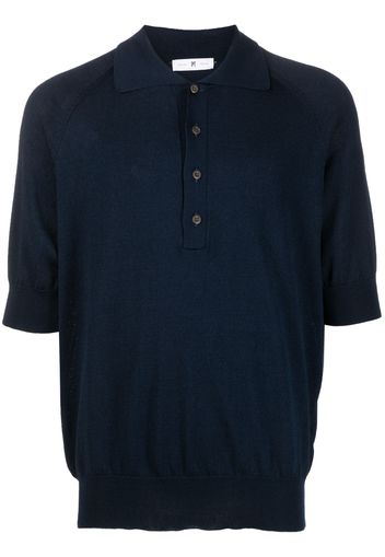 PT Torino button-up polo shirt - Blau