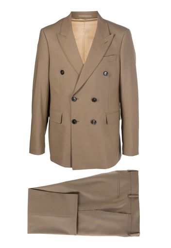 PT Torino double-breasted suit - Braun