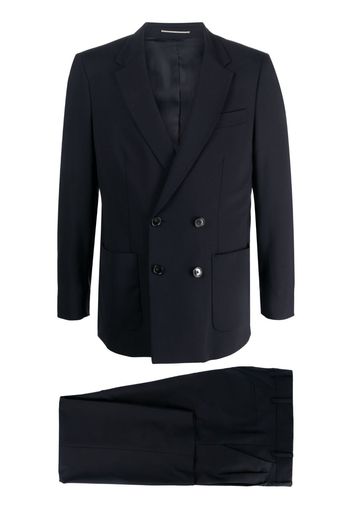 PT Torino notched-lapel double-breasted blazer - Blau