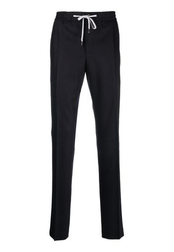 PT Torino elasticated-waist tapered trousers - Blau