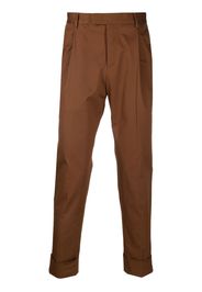 PT TORINO cropped tailored trousers - Braun