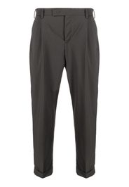 PT Torino off-centre fastening virgin-wool trousers - Grau