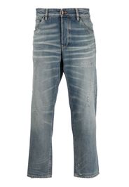 PT Torino whiskering-effect straight-leg jeans - Blau