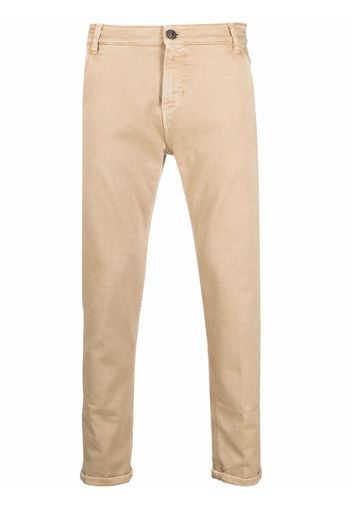 Pt01 slim-fit chino trousers - Nude