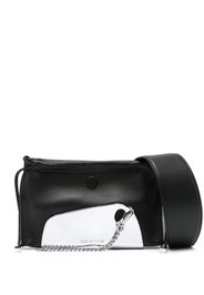 PUBLISHED BY Schultertasche mit Chrom-Detail - Schwarz
