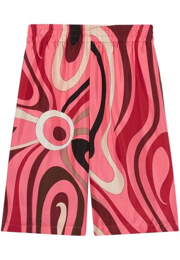 PUCCI abstract-print Bermuda shorts - Rosa