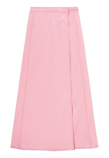 PUCCI logo-print maxi wrap skirt - Rosa