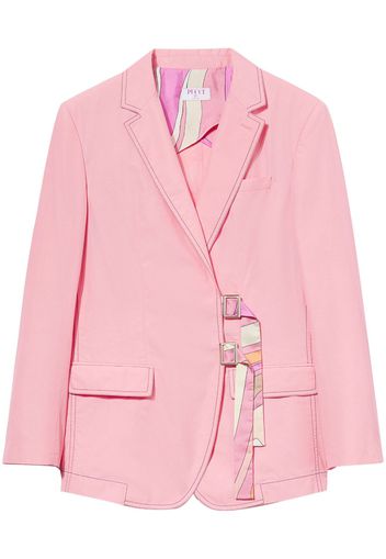 PUCCI notched-lapels off-centre blazer - Rosa