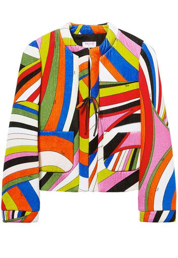 PUCCI Iride-print cotton jacket - Mehrfarbig