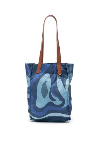 PUCCI Marmo-print tote bag - Blau