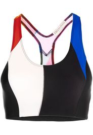 PUCCI colour-block sports bra - Schwarz