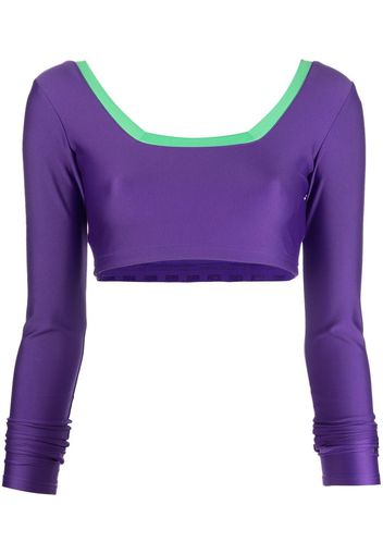 PUMA logo cropped top - Violett