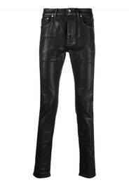 Purple Brand slim-fit coated jeans - Schwarz