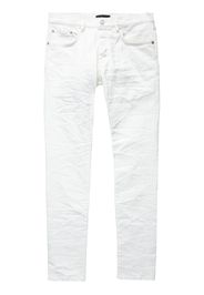 Purple Brand monogram jacquard jeans - Weiß