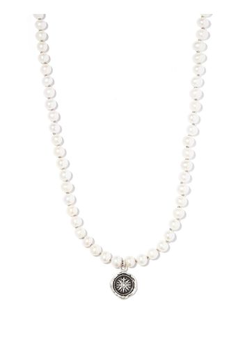 Pyrrha Direction pearl pendant necklace - Silber