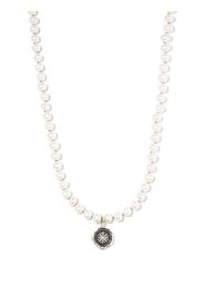 Pyrrha Direction pearl pendant necklace - Silber