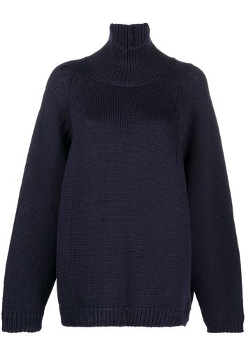 QUIRA roll neck wool jumper - Blau