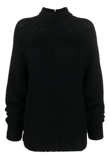 QUIRA Klassischer Rollkragenpullover - Schwarz