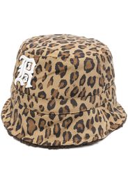 R13 embroidered-logo detail bucket hat - Nude