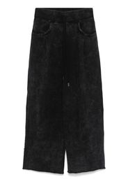 R13 Jogginghose im Cropped-Design - Schwarz