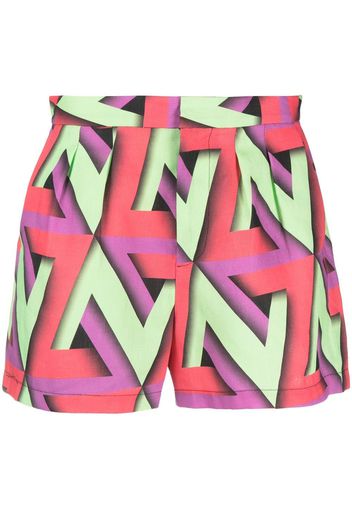 Rachel Comey abstract-print shorts - Grün