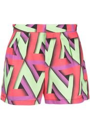 Rachel Comey abstract-print shorts - Grün