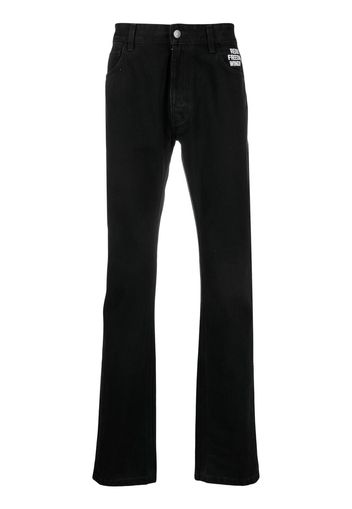 Raf Simons Klassische Slim-Fit-Jeans - Schwarz