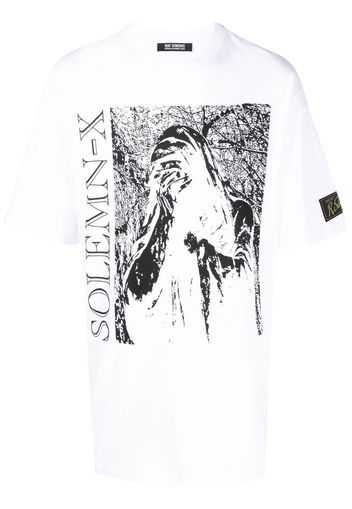 Raf Simons Solemn X T-Shirt im Oversized-Look - Weiß