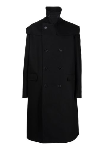 Raf Simons oversize double-breasted coat - Schwarz