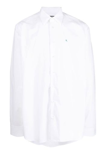 Raf Simons logo-embroidered shirt - Weiß