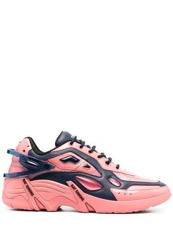 Raf Simons multi-panel lace-up sneakers - Rosa