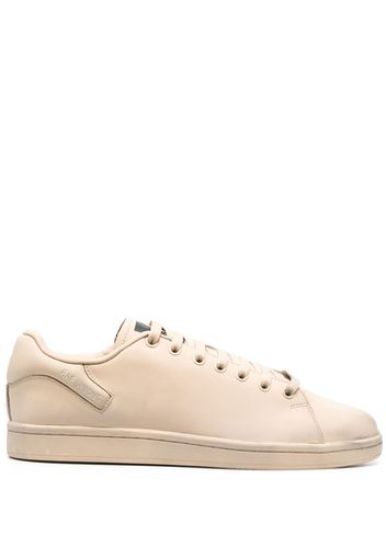Raf Simons round-toe lace-up sneakers - Nude