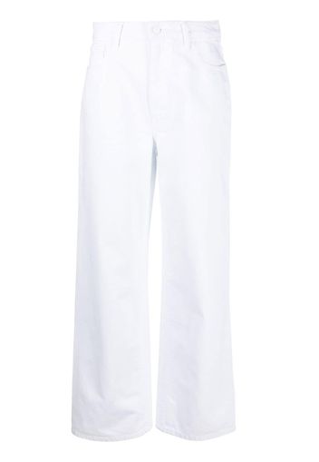 Raf Simons high-waisted straight-leg jeans - Weiß