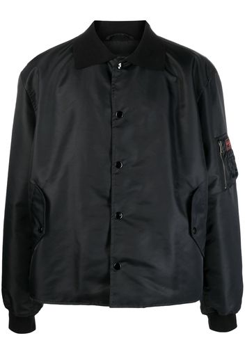 Raf Simons collared bomber jacket - Schwarz