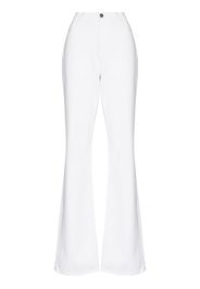 Raf Simons Ausgestellte High-Waist-Jeans - Weiß