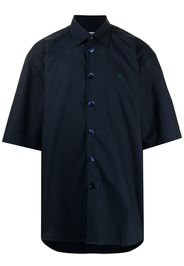 Raf Simons Teenage Dreams Bowlinghemd - Blau