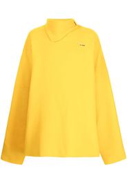 Raf Simons Pullover im Oversized-Look - Gelb