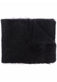 Raf Simons extra long mohair-blend scarf - Schwarz