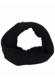 Raf Simons knitted snood-scarf - Schwarz